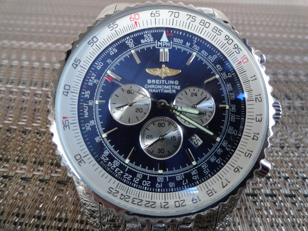 Breitling Navitimer Dial Azul replica de reloj