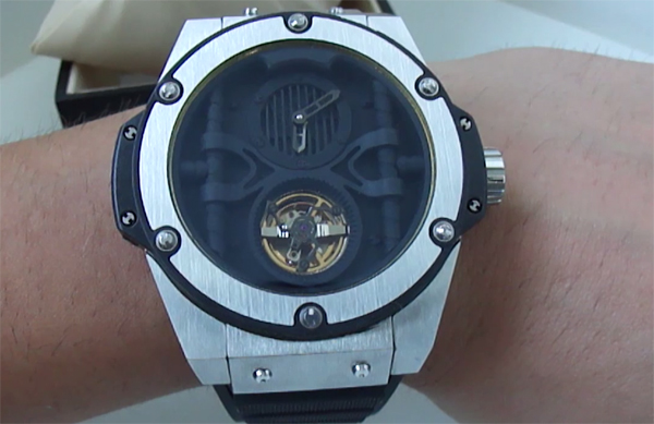 Replica de reloj Hublot King Power Troubillon