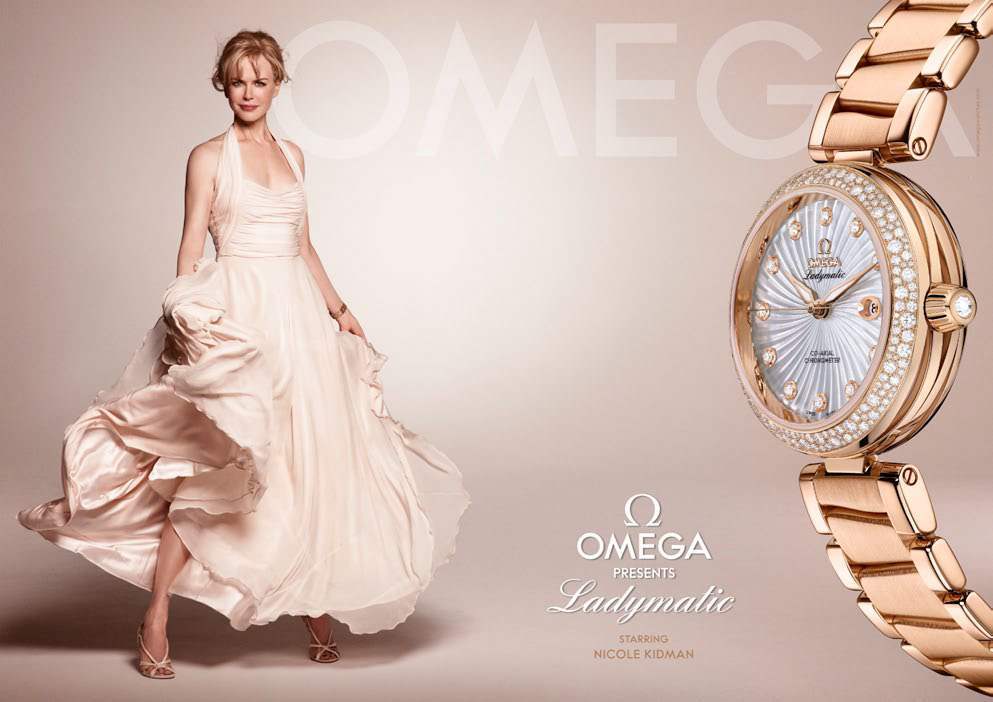 Buscar una replica Omega Ladymatic, Omega, Omega Ladymatic, Omega replica, replica de reloj, reloj falso, diamantes Omega Ladymatic Perlas, Nicole Kidman Omega