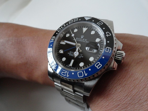 Rolex GMT Master II Azul Bisel Reloj de la reproducción