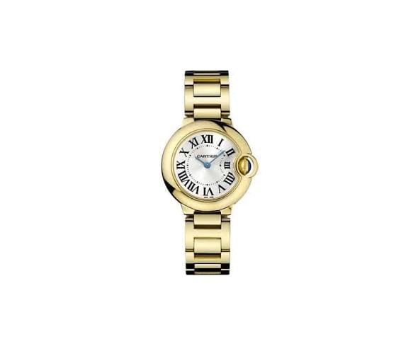 reloj cartier dorado